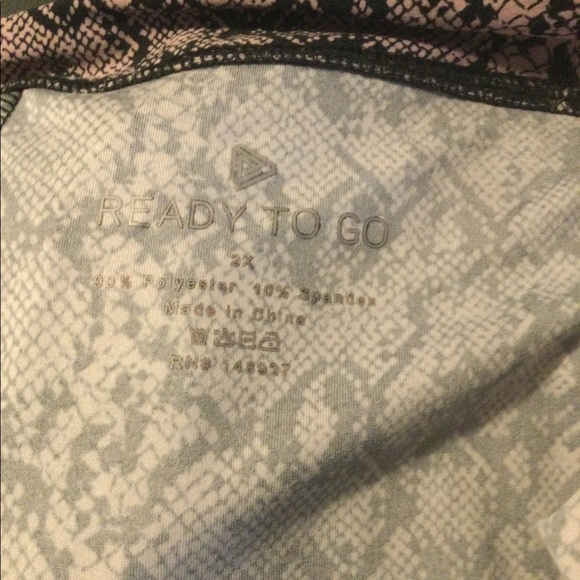 READY yo go purple snakeskin capri 2x new never worn A-14 - Picture 4 of 4